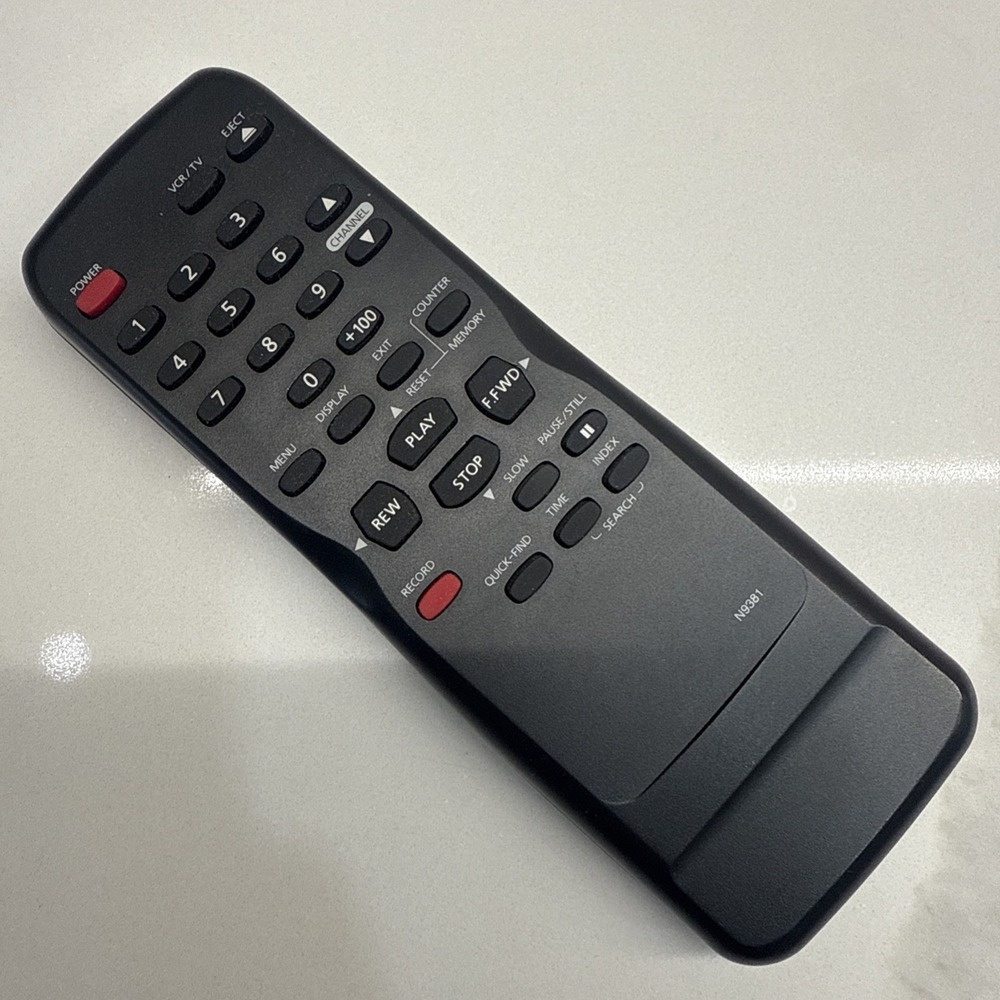 Genuine Emerson N9381 TV/VCR Remote Control; VR79WF, SL2960, VR69WF, SL294